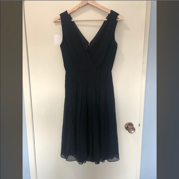 J.Crew Size 0 Heidi Bridesmaid Dress Silk Chiffon - Picture 2 of 8
